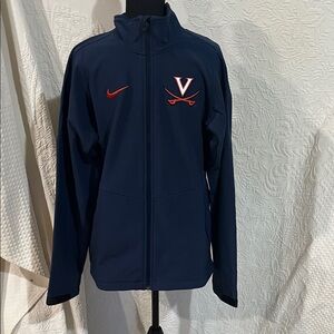 Nike Blue Full-Zip Virginia Cavaliers Jacket, size medium